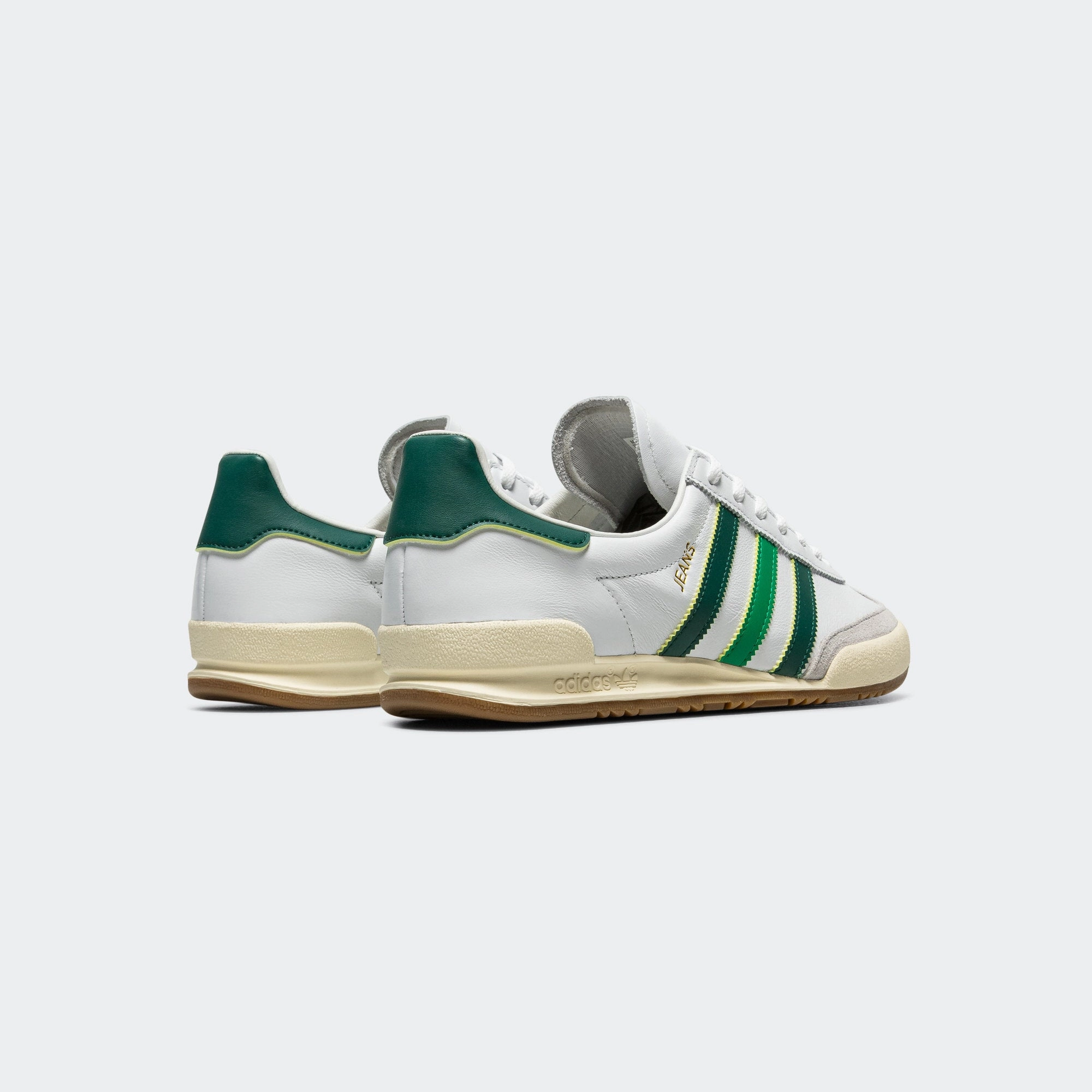 Jeans - Footwear White/Core Green-Crystal White Extra Padding