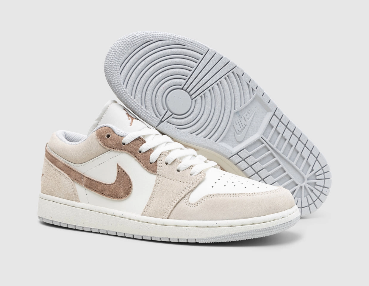 Jordan 1 Low SE Legend Light Brown / Archaeo Brown - Sail Abrasion Defense