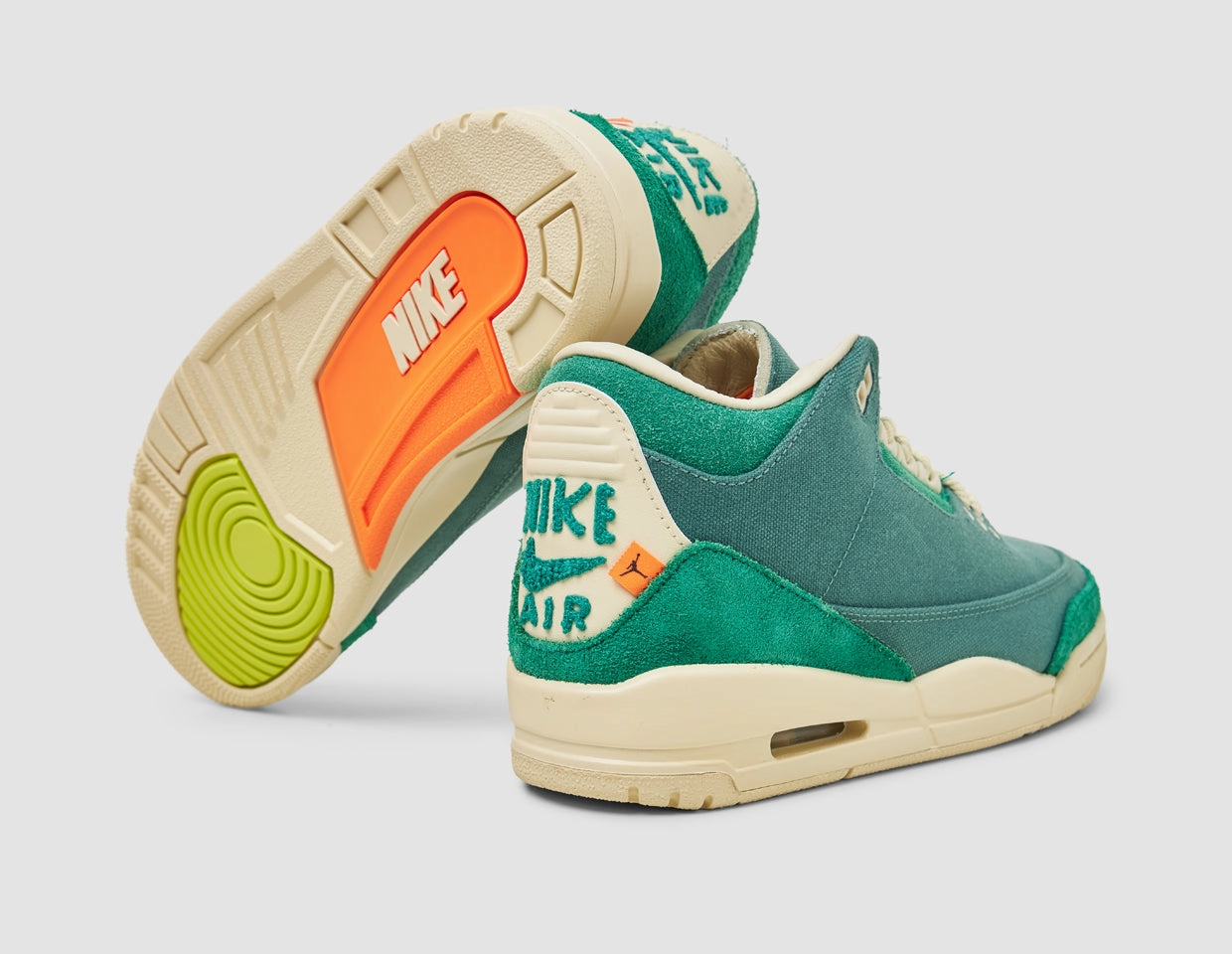 Jordan x Nina Chanel Abney 3 Retro OG SP Bicoastal / Black - Malachite Shock Diffusion Pad Dynamic Lateral Support