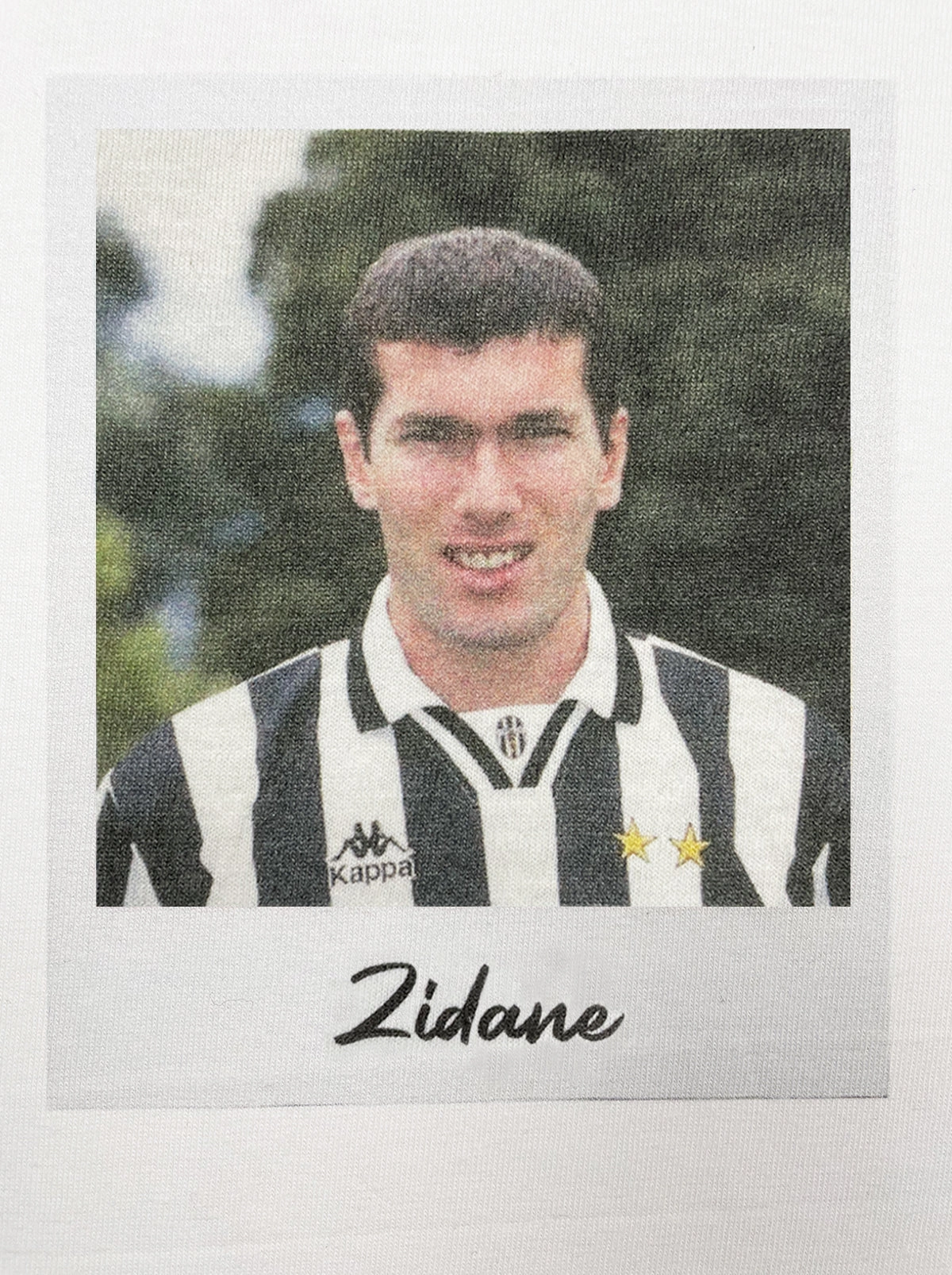 Wind Resistant Barrier Timeless Design JUVE ZIDANE POLAROID TEE