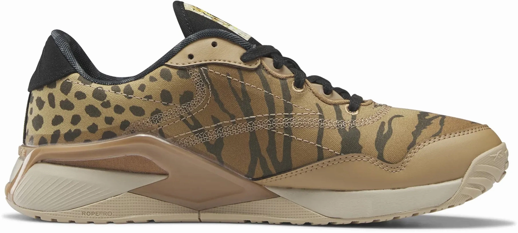 Reebok Nano X2 Grow Training Shoes - Brown Breathable Tongue Vapor Wick Fabric