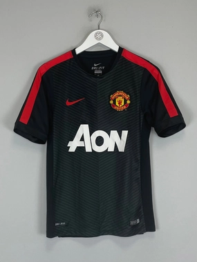2014/15 MANCHESTER UNITED TRAINING SHIRT (M) NIKE Rapid Dry Non Binding Edgework