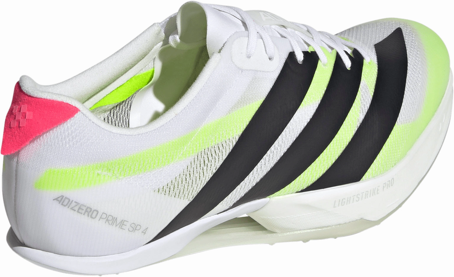 Stable Sole Elite Grip adidas Adizero Prime SP 4 Running Spikes - White