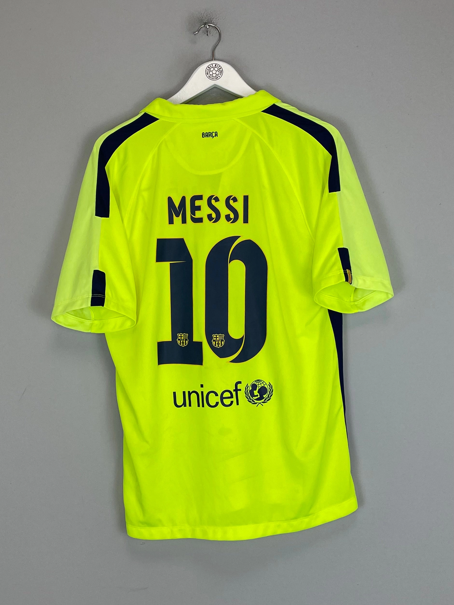 All-Purpose Wear Smooth Flatlock Stitching 2014/15 BARCELONA MESSI #10 THIRD SHIRT (L) NIKE