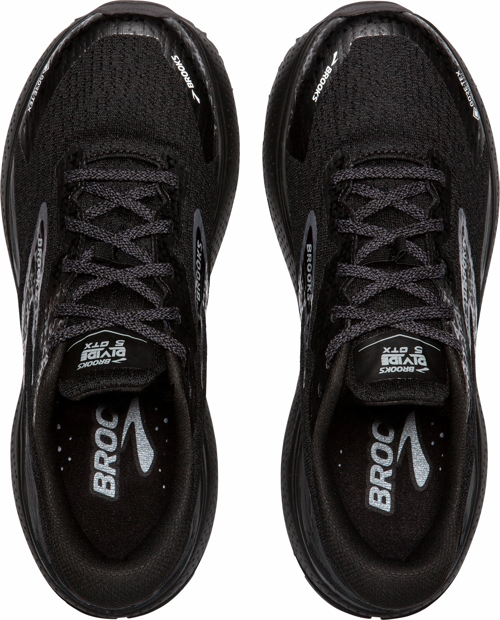 Brooks Divide 5 GORE-TEX Womens Trail Running Shoes - Black Step Easy Compression Activated Foam