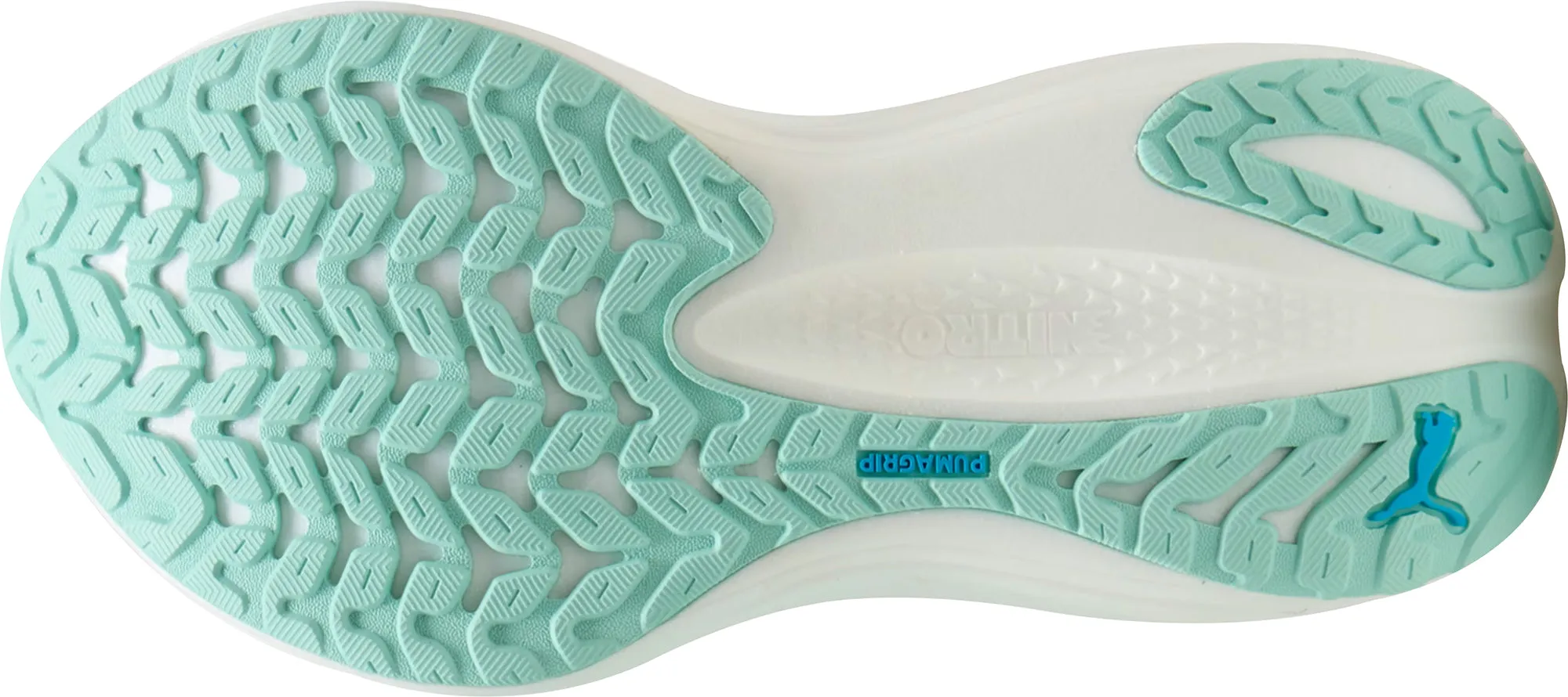 Puma MagMax Nitro Womens Running Shoes - Green Compression Activated Foam Street Comfort