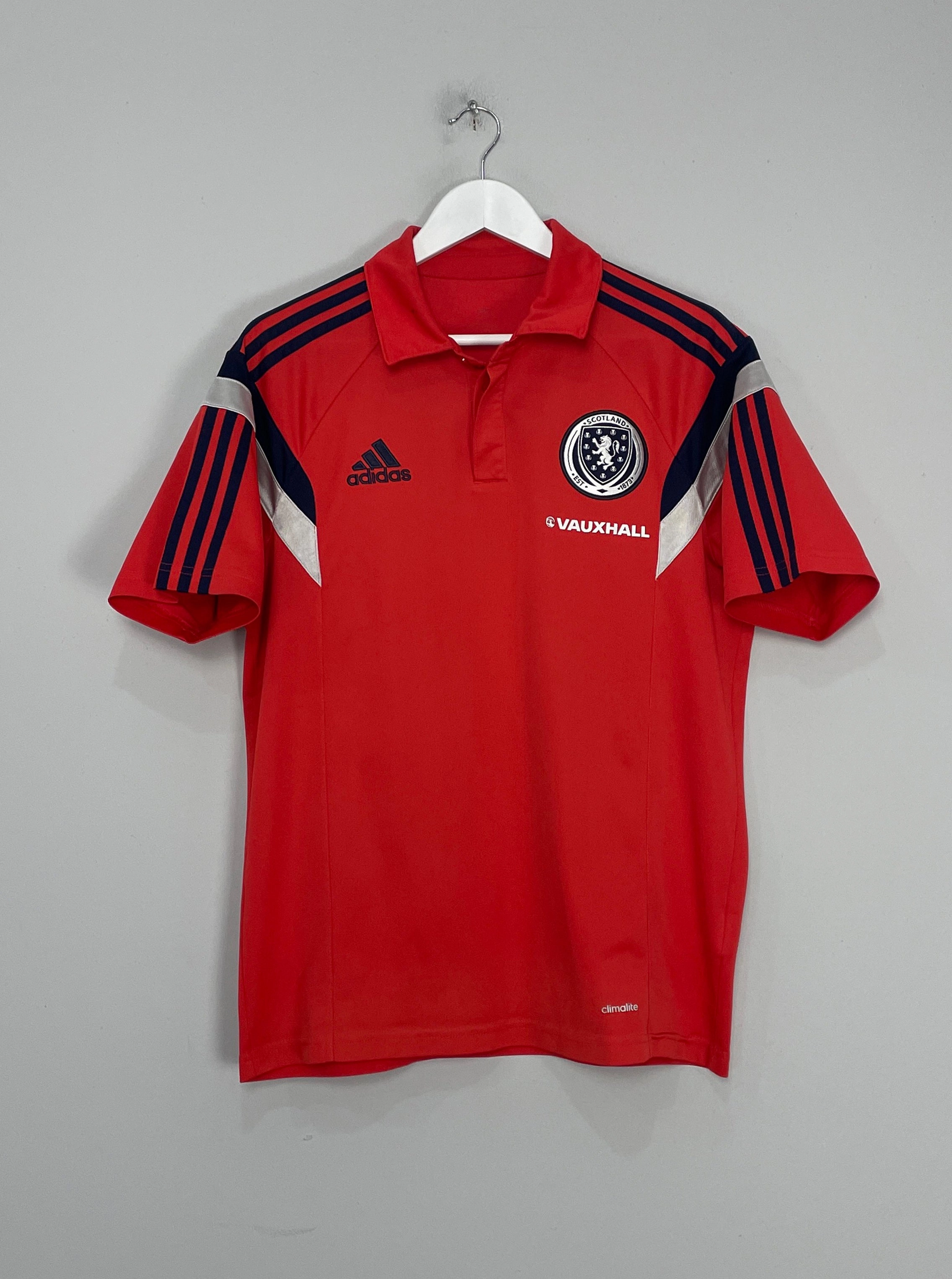 2014/15 SCOTLAND POLO SHIRT (M) ADIDAS Casual Gear