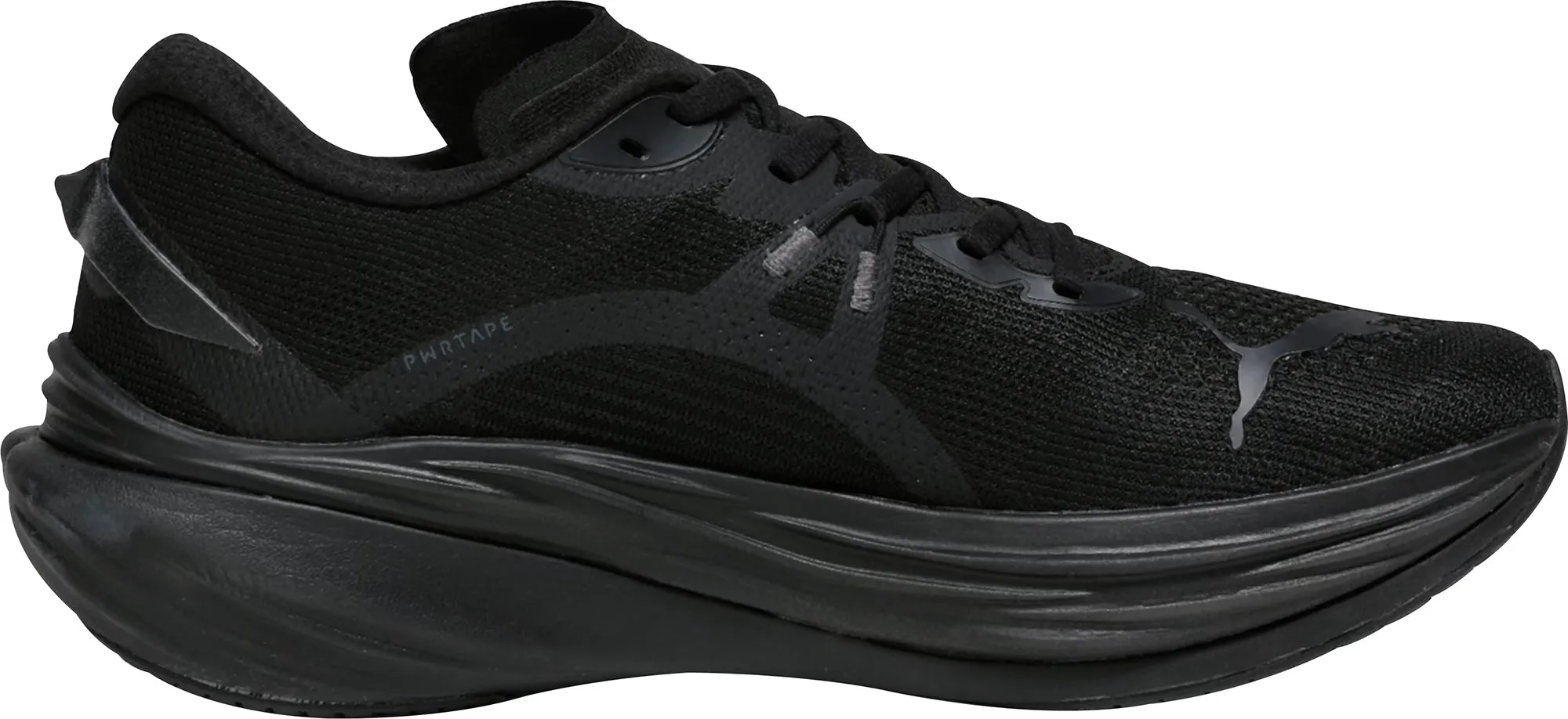 Speed-Friendly Puma Deviate Nitro 3 WIDE FIT Mens Running Shoes - Black