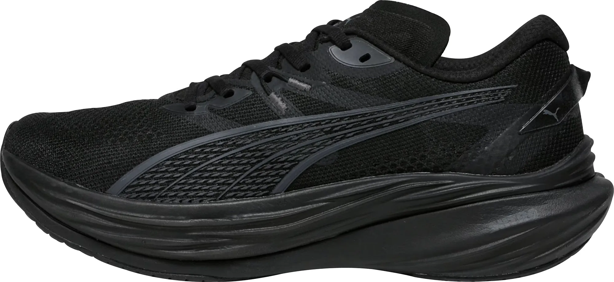 Puma Deviate Nitro 3 WIDE FIT Mens Running Shoes - Black Walk Commute