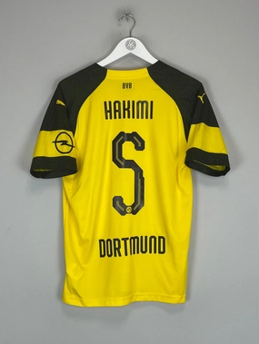 2018/19 DORTMUND HAKIMI #5 HOME SHIRT (M) PUMA Ergonomic Articulated Fit Weekend League