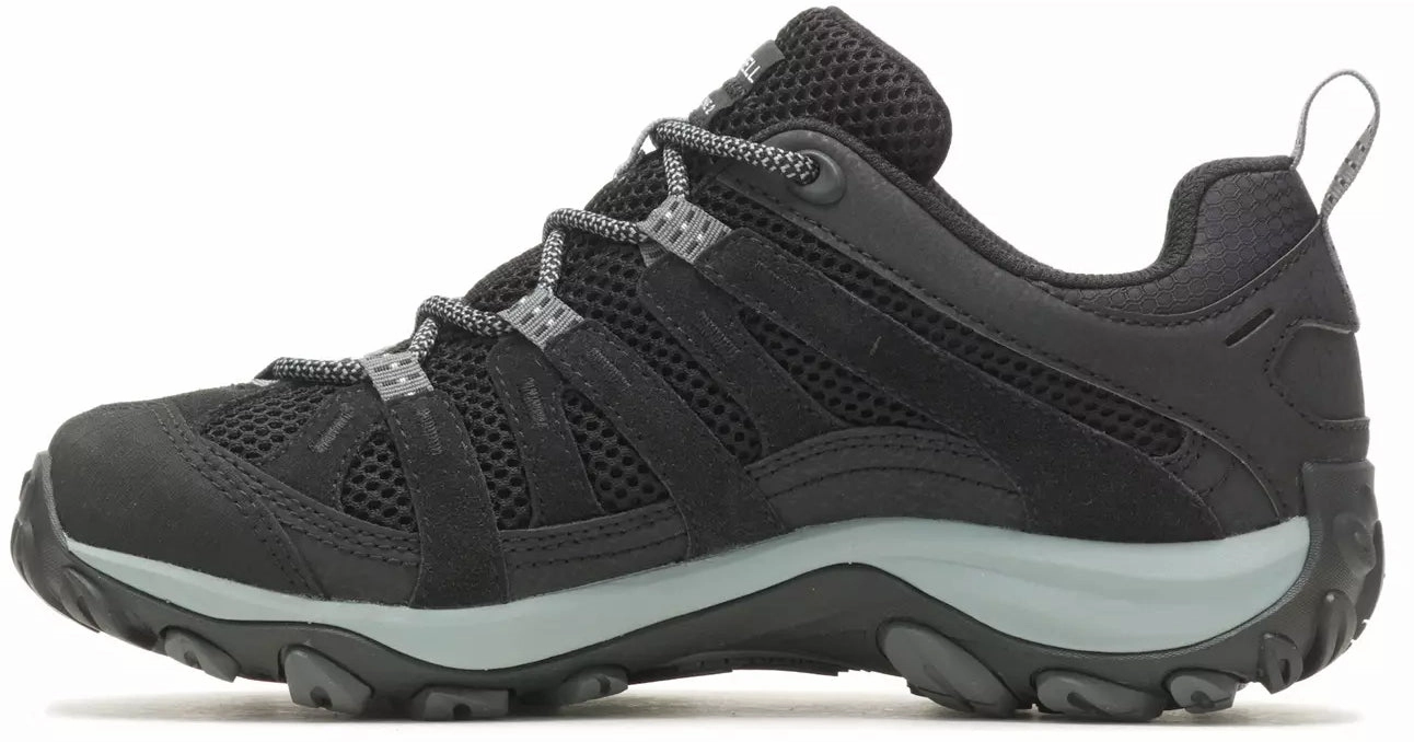 Leather Upper Merrell Alverstone 2 GORE-TEX Womens Walking Shoes - Black