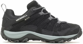 All Terrain Trekking All-Weather Hiking Boots Merrell Alverstone 2 GORE-TEX Womens Walking Shoes - Black
