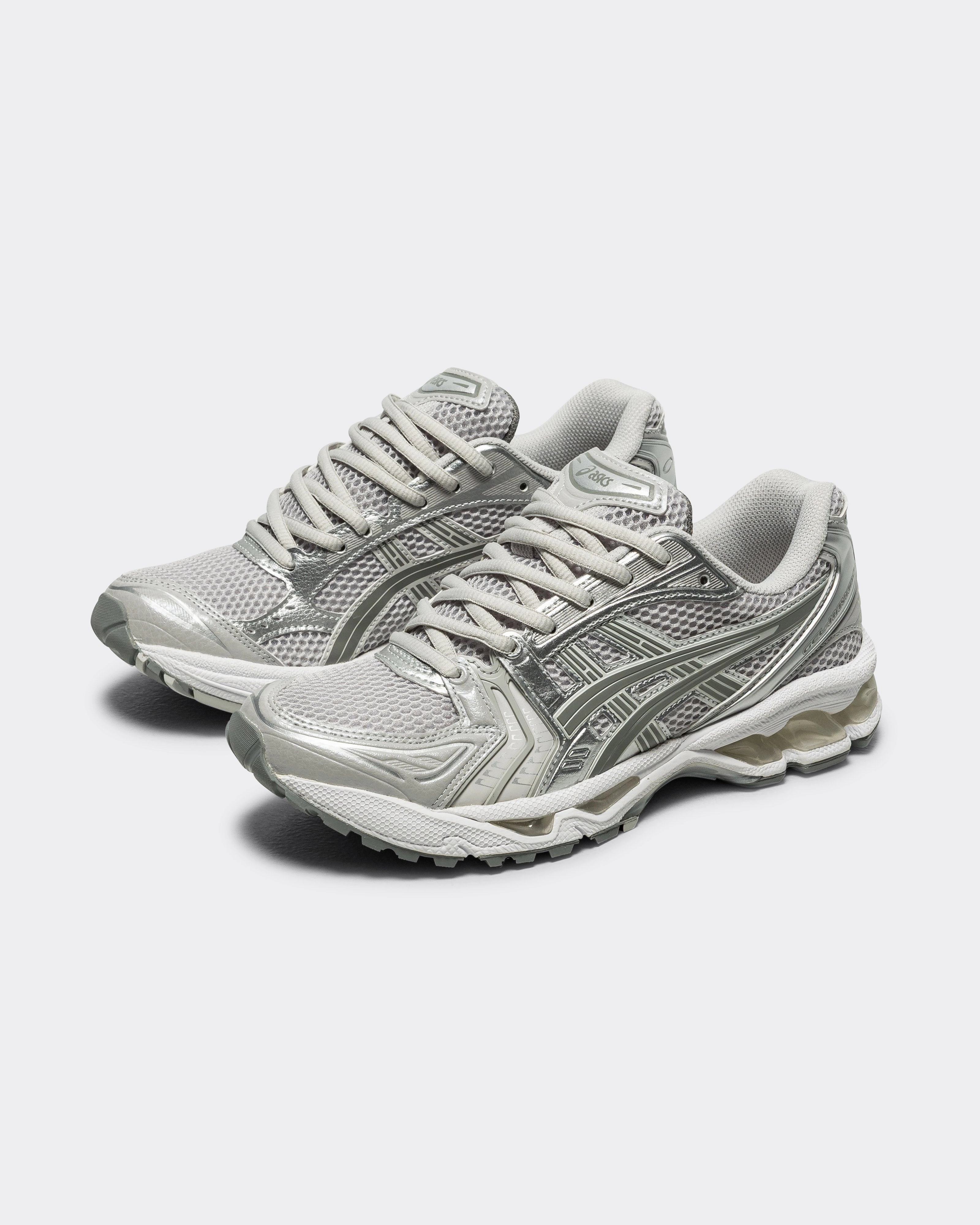 Womens GEL-Kayano 14 - Cloud Grey/Clay Grey Hyper Compression Foam