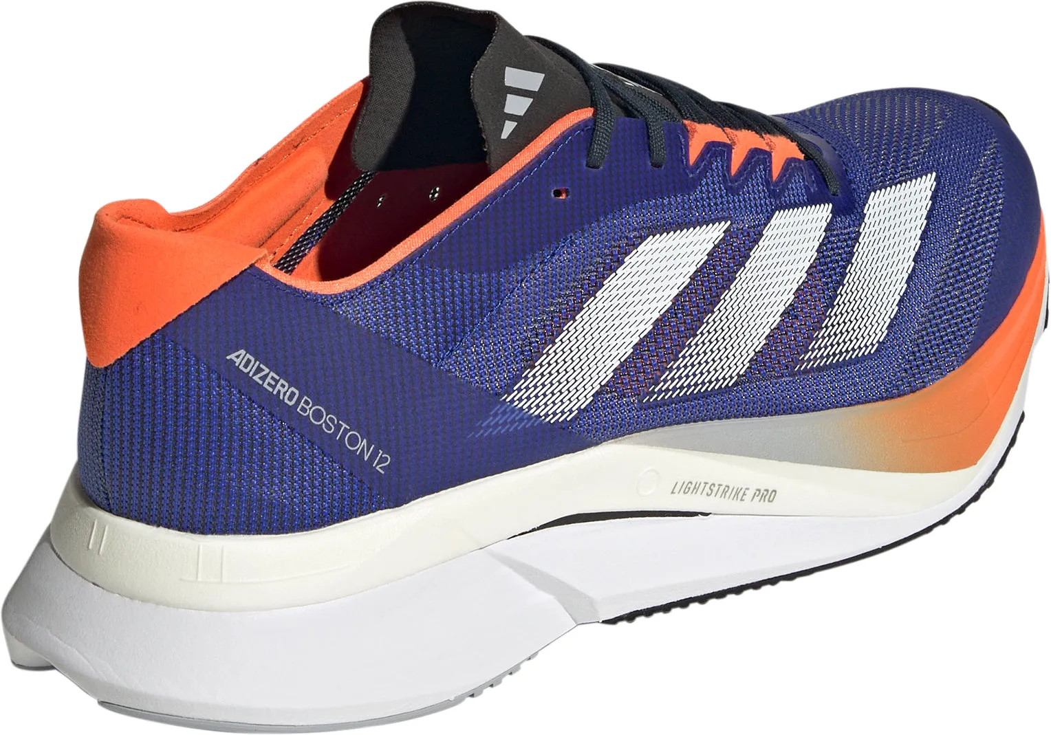 Functional Piece Durable Outsole Design adidas Adizero Boston 12 Mens Running Shoes - Blue