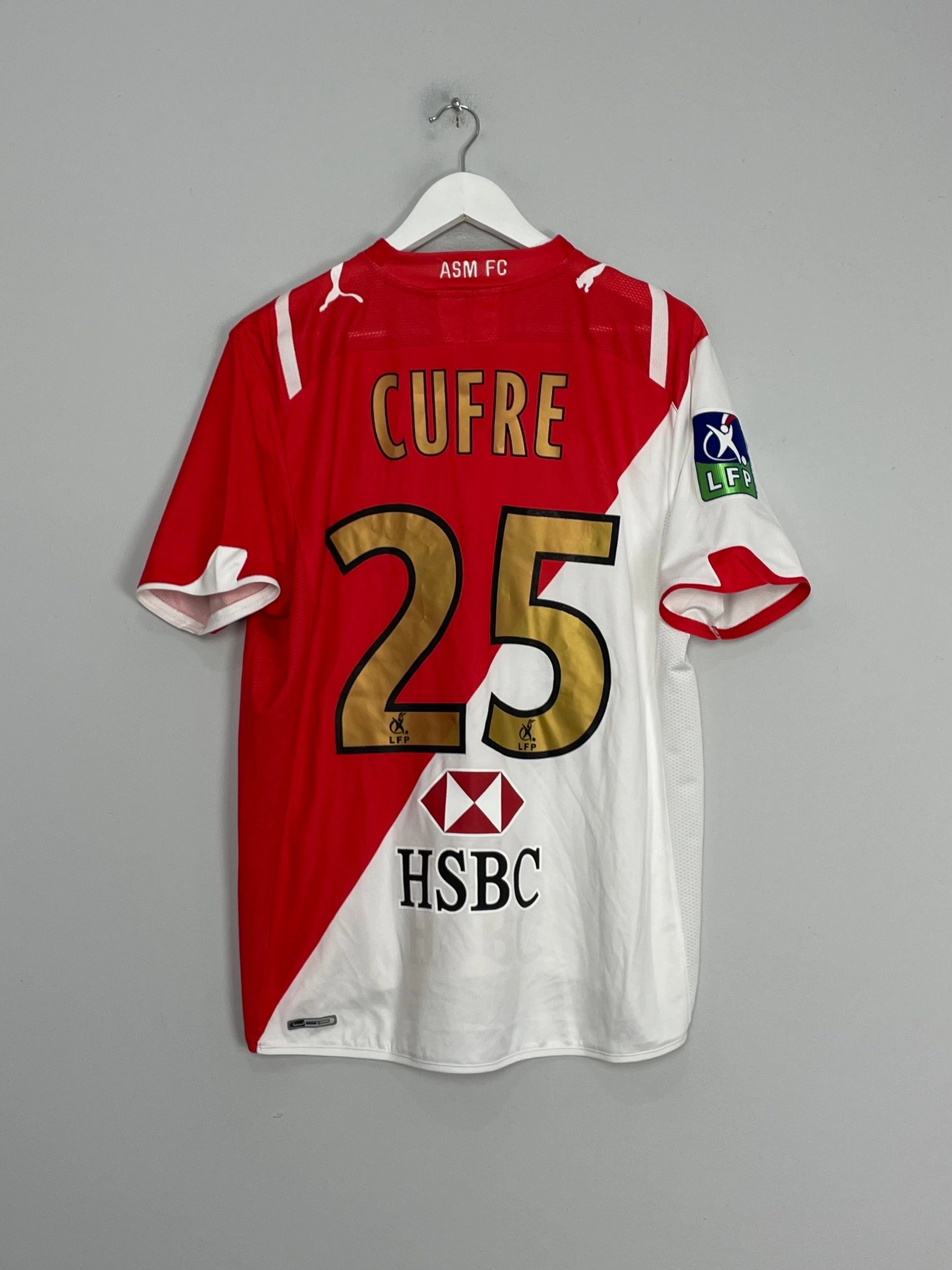 2009/10 MONACO CUFRE #25 HOME SHIRT (M) PUMA Active Performance