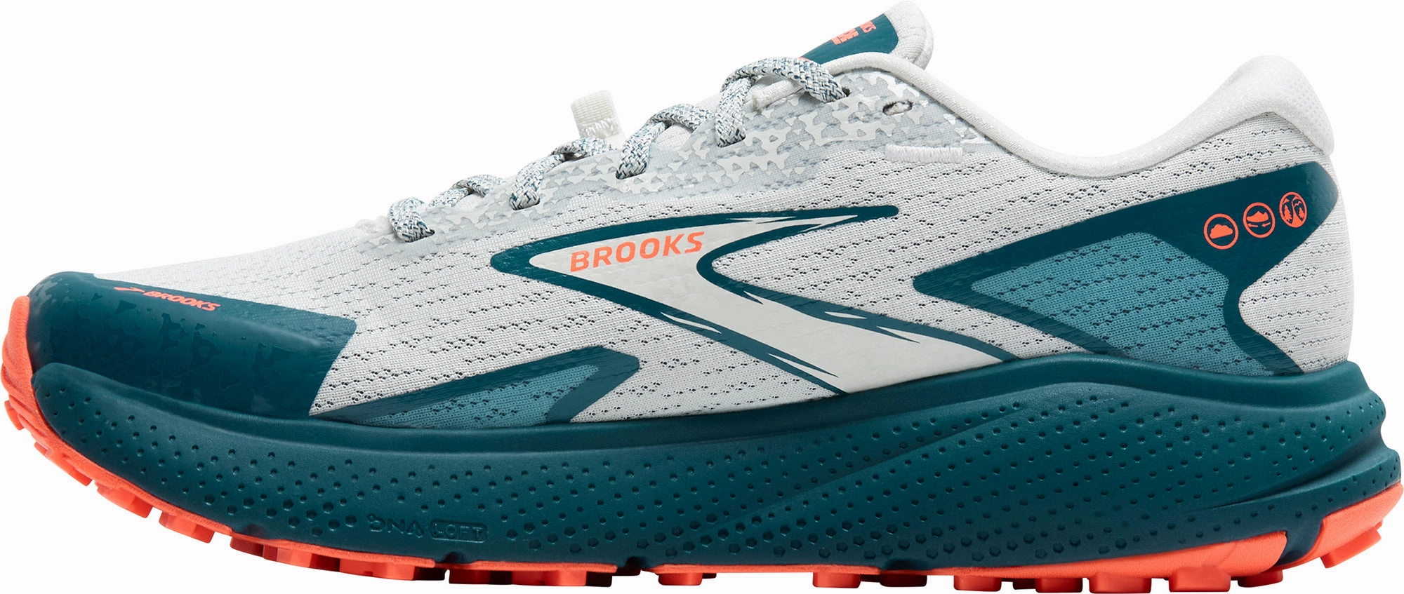 Noise reduction Brooks Divide 5 Womens Trail Running Shoes - Blue