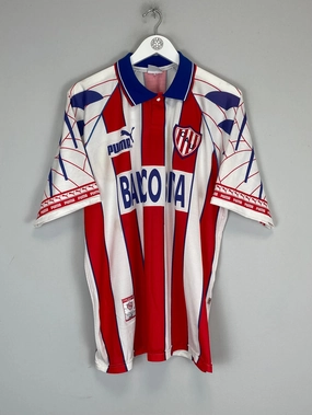 Bonded Armhole Frames Fitted Layer 1997/98 UNION DE SANTA FE HOME SHIRT (L) PUMA