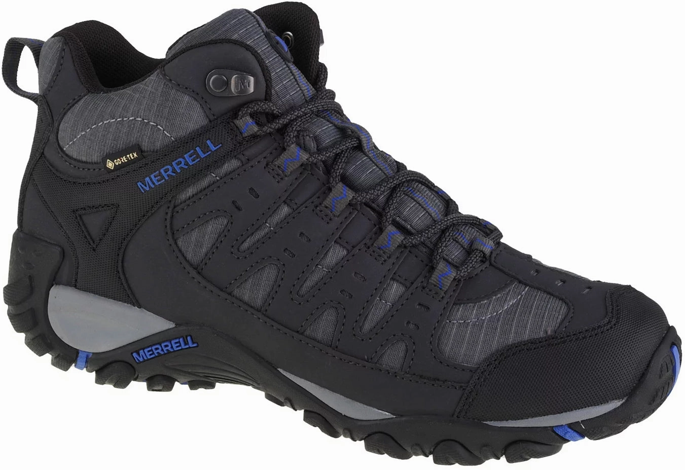 Weather Proof buckle Merrell Accentor Sport Mid GORE-TEX Mens Walking Boots - Black