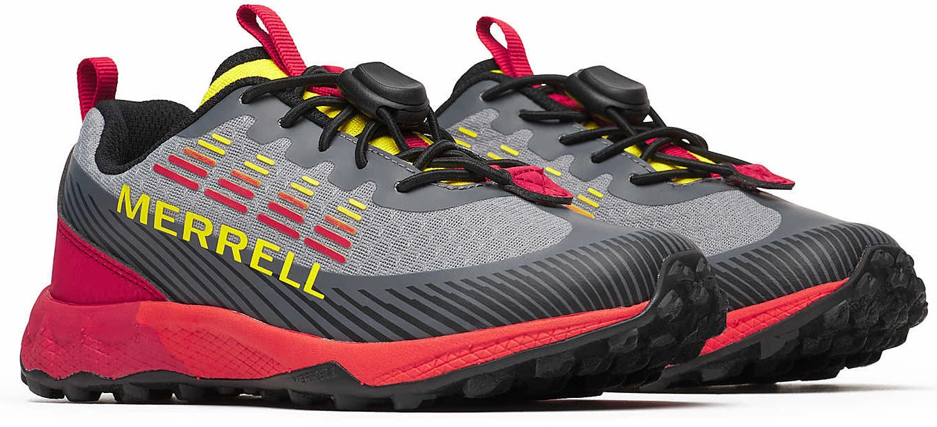 Merrell Agility Peak Junior Walking Shoes - Grey Night Trek Strong Ankle Support