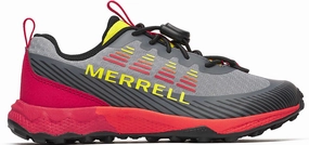 Merrell Agility Peak Junior Walking Shoes - Grey Quick Dry Boot