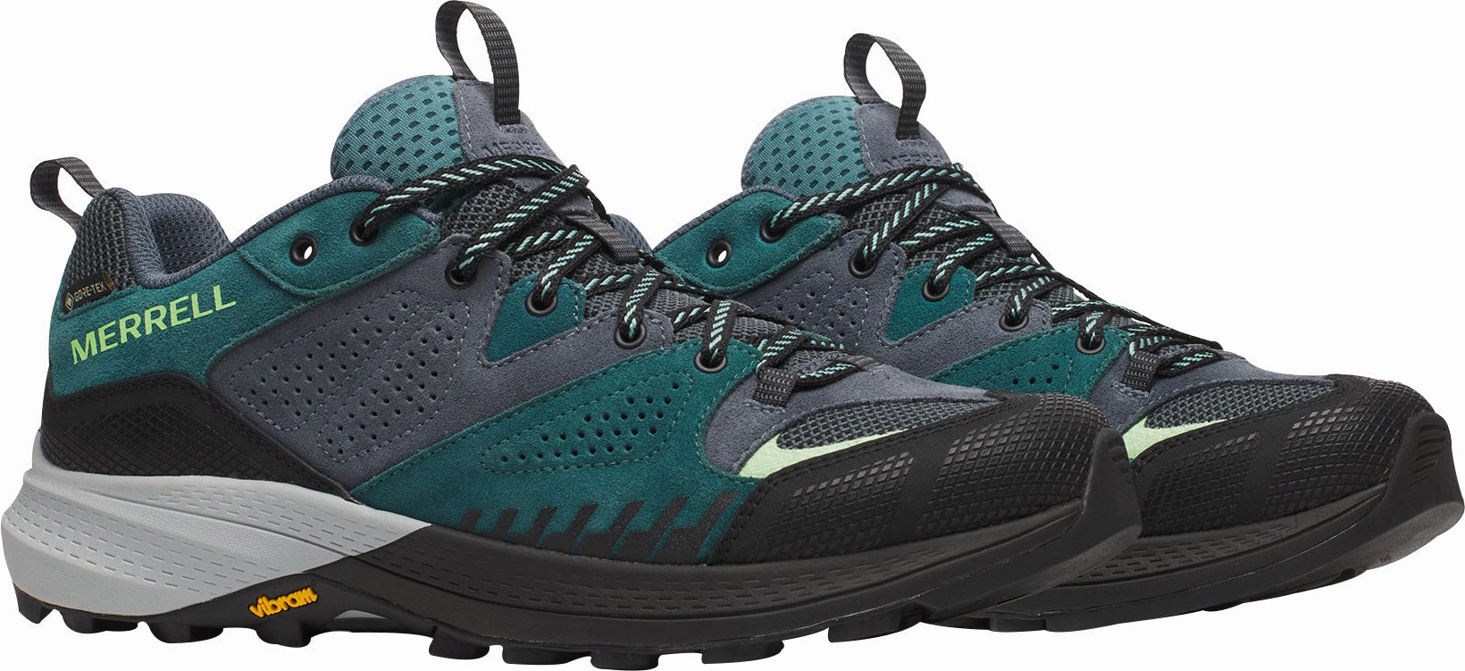 Merrell Capra 2 GORE-TEX Mens Walking Shoes - Green Extreme Weather Trail Ready Boots