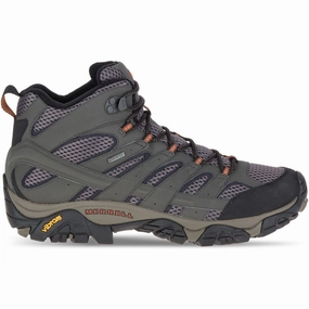 Merrell Moab 2 Mid GORE-TEX Mens Walking Boots - Grey Backcountry Trek