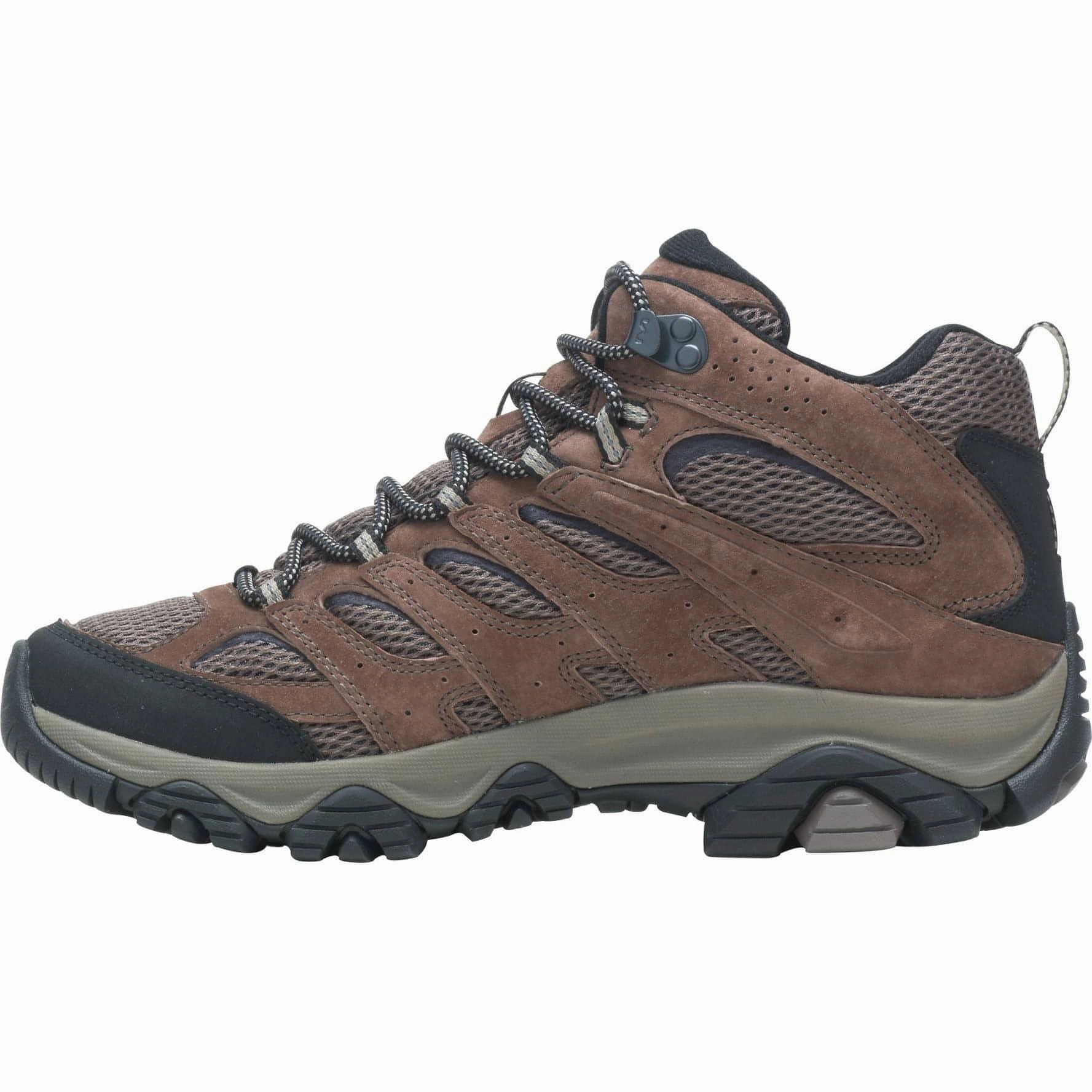 Merrell Moab 3 Mid GORE-TEX Mens Walking Boots - Brown Durable Footwear Winter Trail