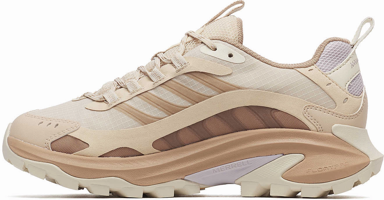 Merrell Moab Speed 2 GORE-TEX Womens Walking Shoes - Beige Eco Path Max Support
