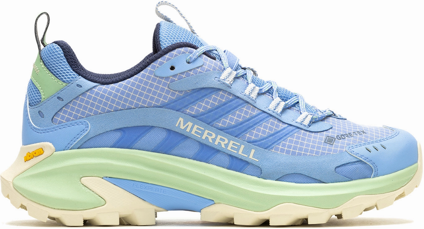 Merrell Moab Speed 2 GORE-TEX Womens Walking Shoes - Blue Slope Ready Slope Climb