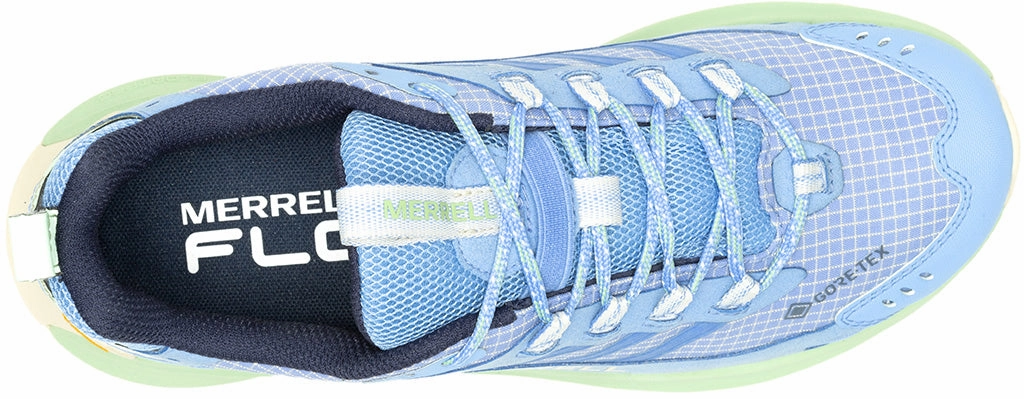 Merrell Moab Speed 2 GORE-TEX Womens Walking Shoes - Blue Adventure Foot Fast Hike Support