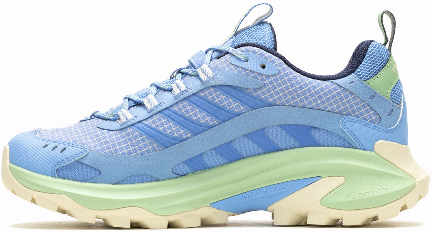 Merrell Moab Speed 2 GORE-TEX Womens Walking Shoes - Blue Stable Hike Fit Supportive Walk