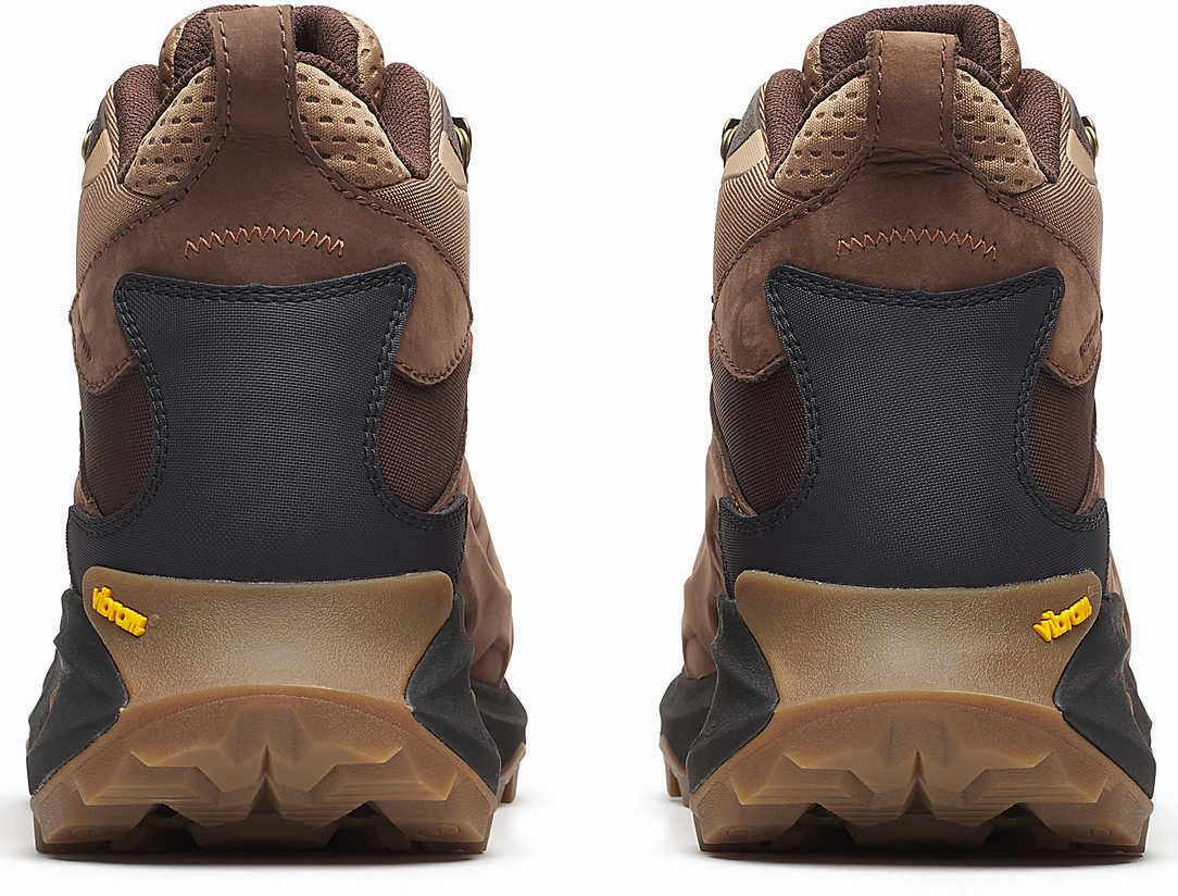 Merrell Moab Speed 2 Leather Mid Waterproof Mens Walking Boots - Brown Heavy Duty Fit Energy return