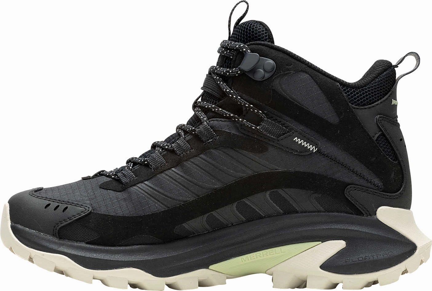 Merrell Moab Speed 2 Mid GORE-TEX Womens Walking Boots - Black forest trek quick dry