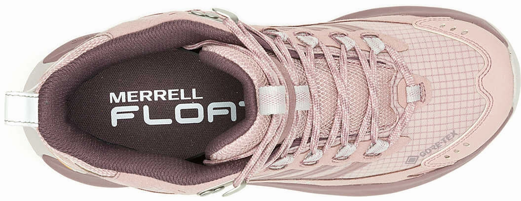All-terrain Fit All Season Merrell Moab Speed 2 Mid GORE-TEX Womens Walking Boots - Pink