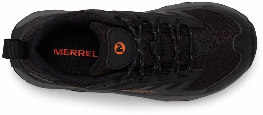 Performance Hill Climbing Merrell Moab Speed 2 Waterproof Childrens Walking Shoes - Black