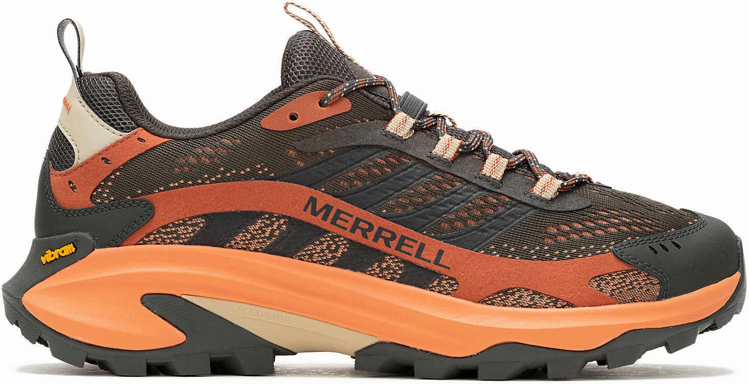 Strong Grip Merrell Moab Speed 2 WIDE FIT Mens Walking Shoes - Grey