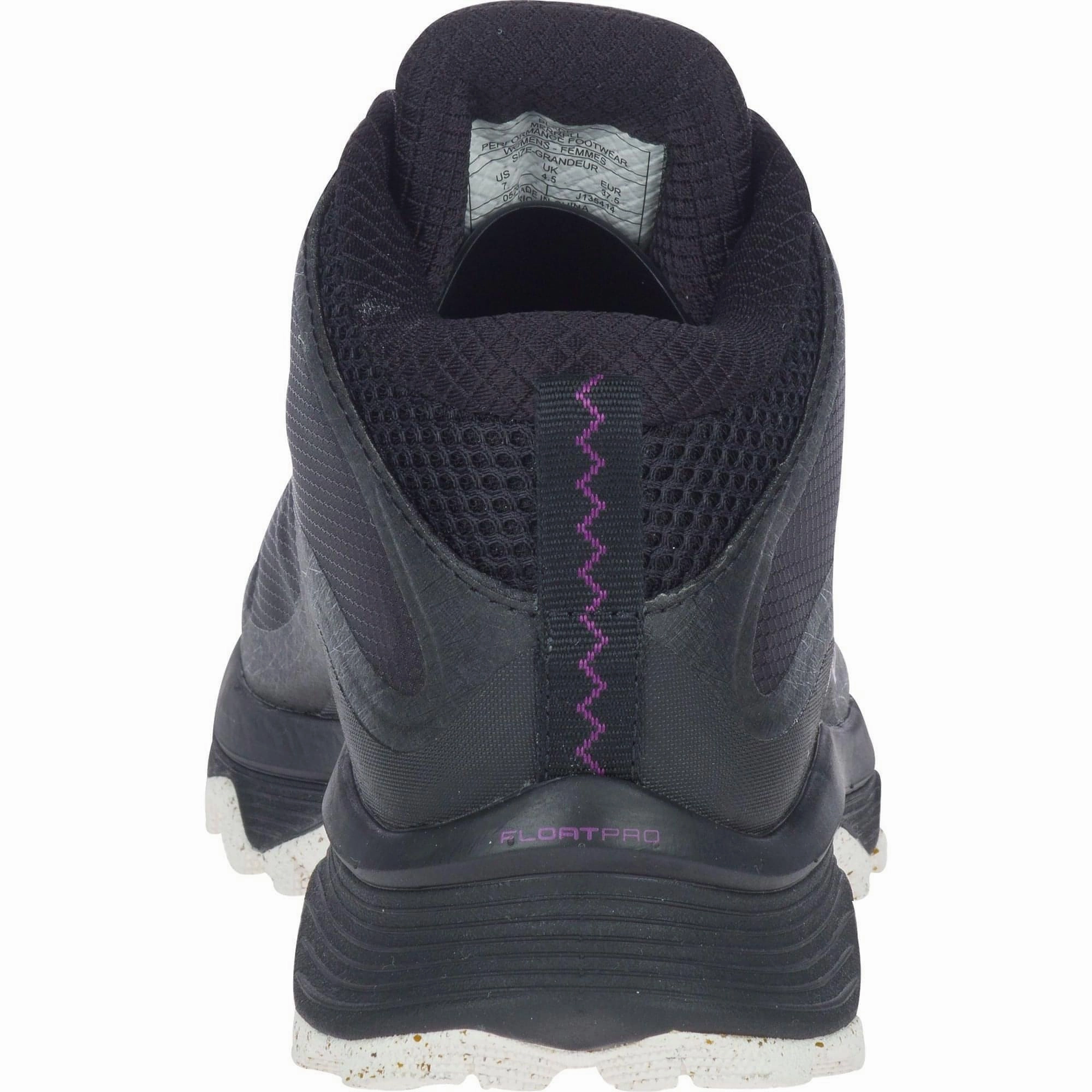 Lightweight Fit Merrell Moab Speed Mid GORE-TEX Womens Walking Boots - Black