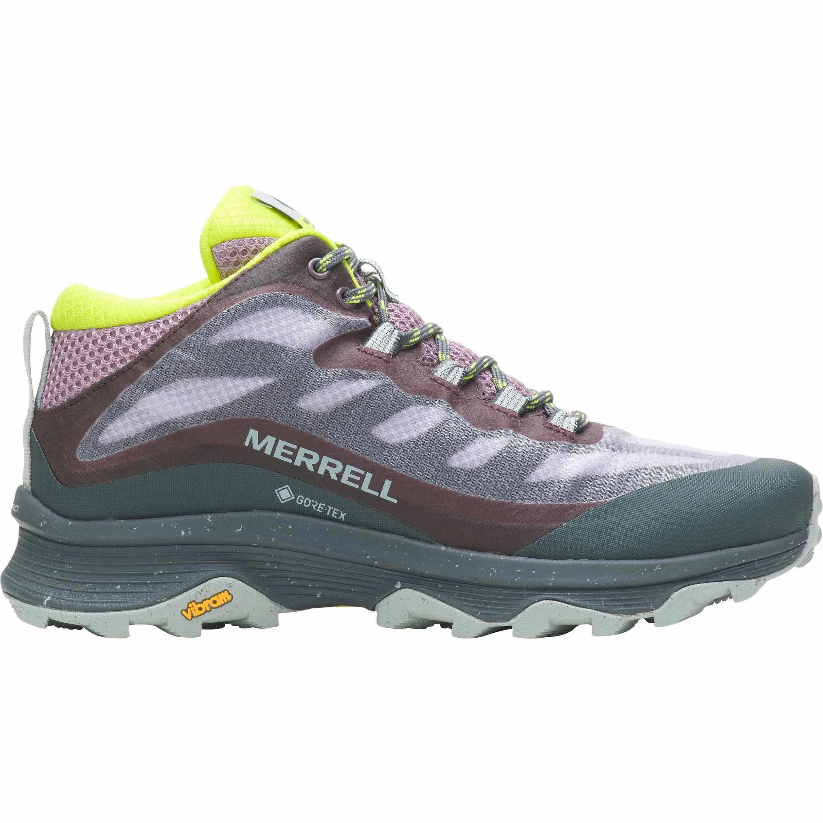 Merrell Moab Speed Mid GORE-TEX Womens Walking Boots - Purple Quick Adaptation Day Pack