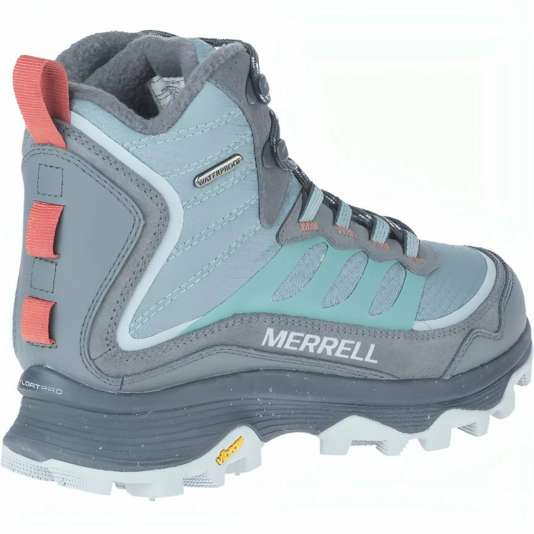 Merrell Moab Speed Thermo Mid Waterproof Womens Walking Boots - Grey Nature Ready