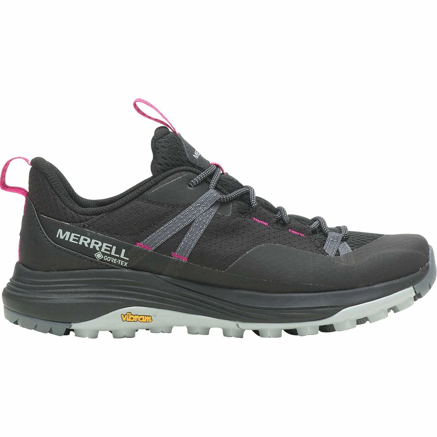 Versatile Fit Trail runner Merrell Siren 4 GORE-TEX Womens Walking Shoes - Black