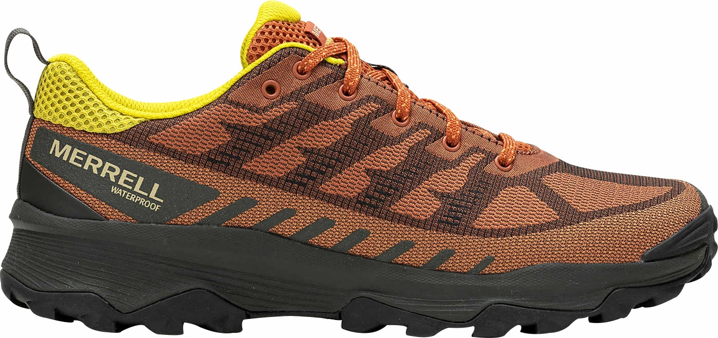 Base Support Quick Dry Fit Merrell Speed Eco Waterproof Mens Walking Shoes - Orange