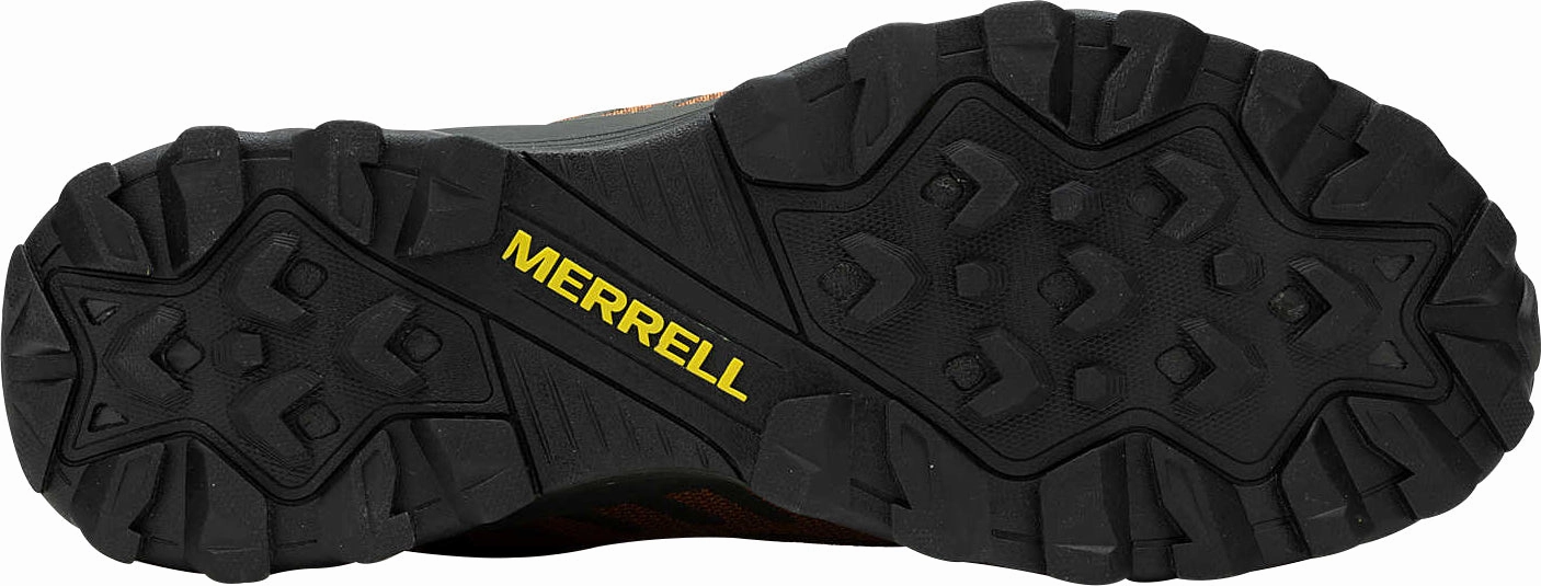 Merrell Speed Eco Waterproof Mens Walking Shoes - Orange Extreme Trail Boots Stone Ground