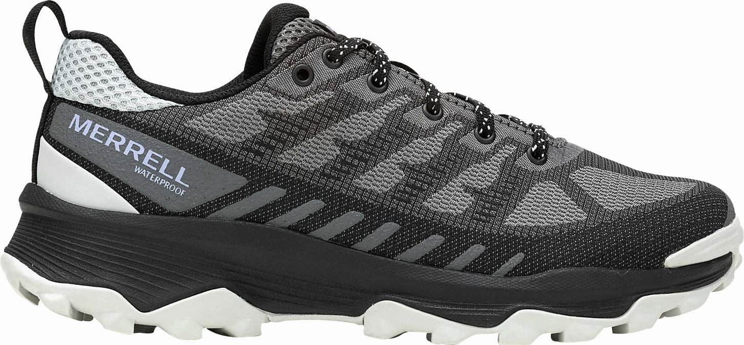 Merrell Speed Eco Waterproof Womens Walking Shoes - Grey Base Support