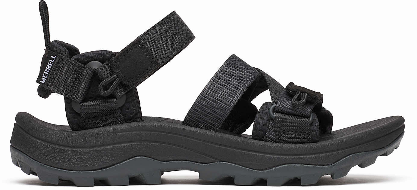 Extreme Walk Strong Ankle Design Merrell Speed Fusion Sport RMX Womens Sandals - Black