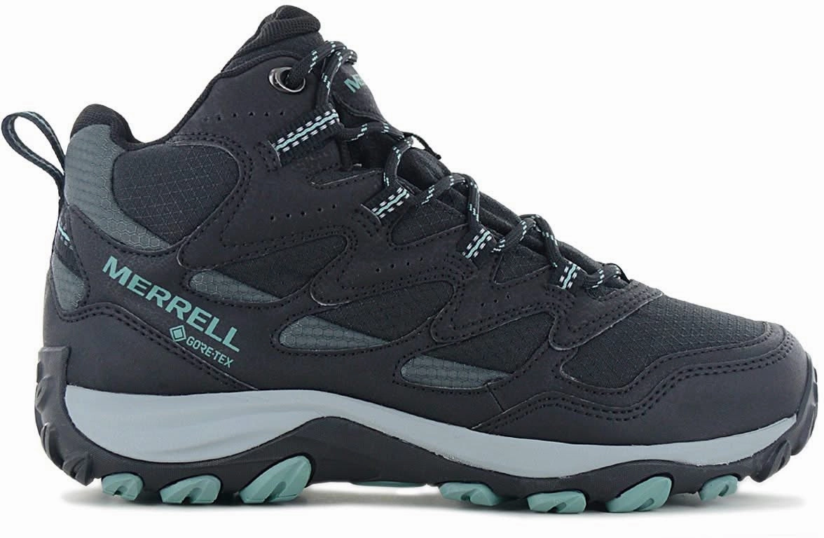 Merrell West Rim Sport GORE-TEX Womens Walking Boots - Black All Terrain Support