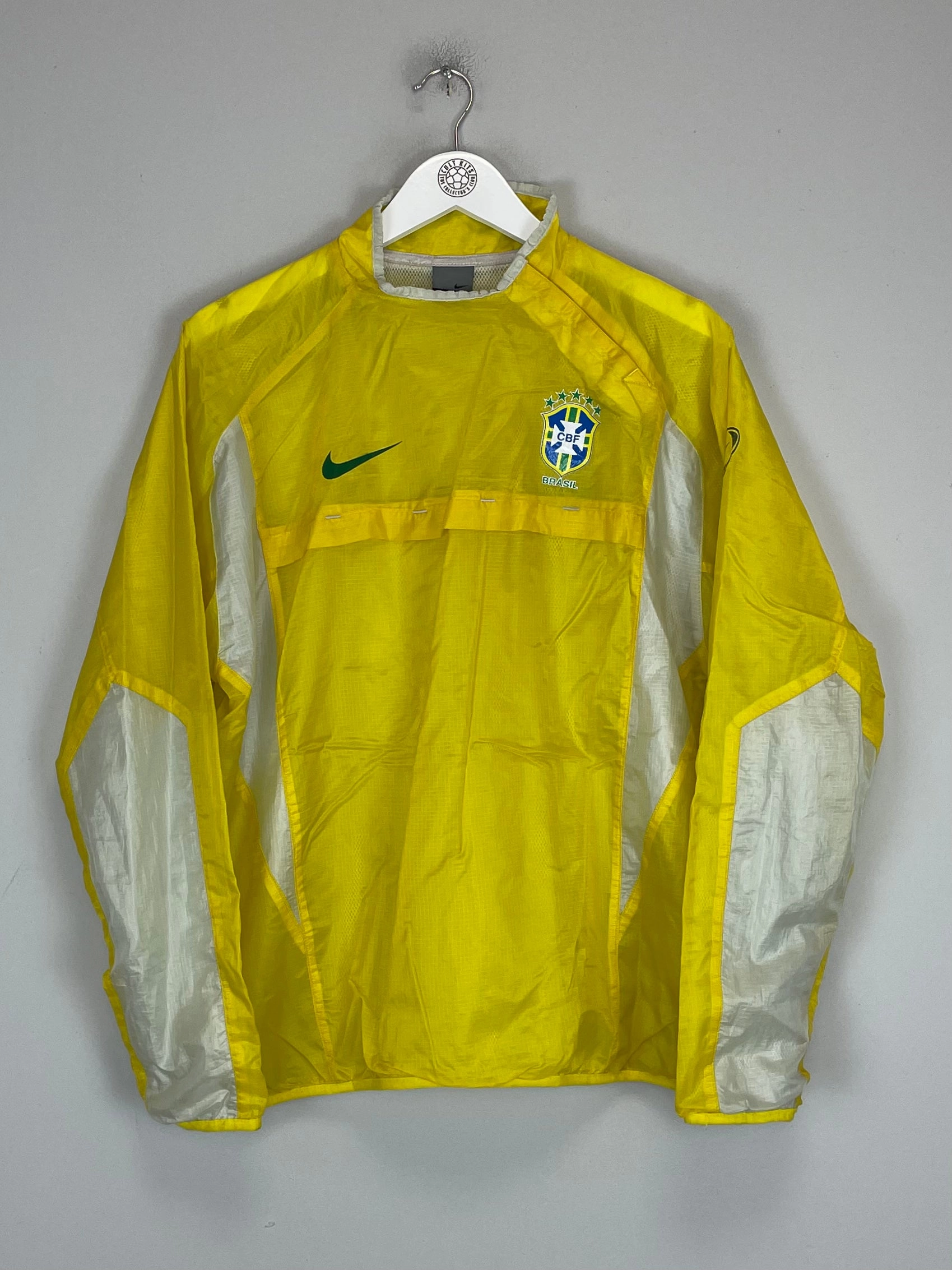 2002/03 BRAZIL WINDBREAKER JACKET (S) NIKE Shape Retention Fabric