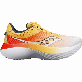 Saucony Kinvara Pro Womens Running Shoes - Yellow Back Pull