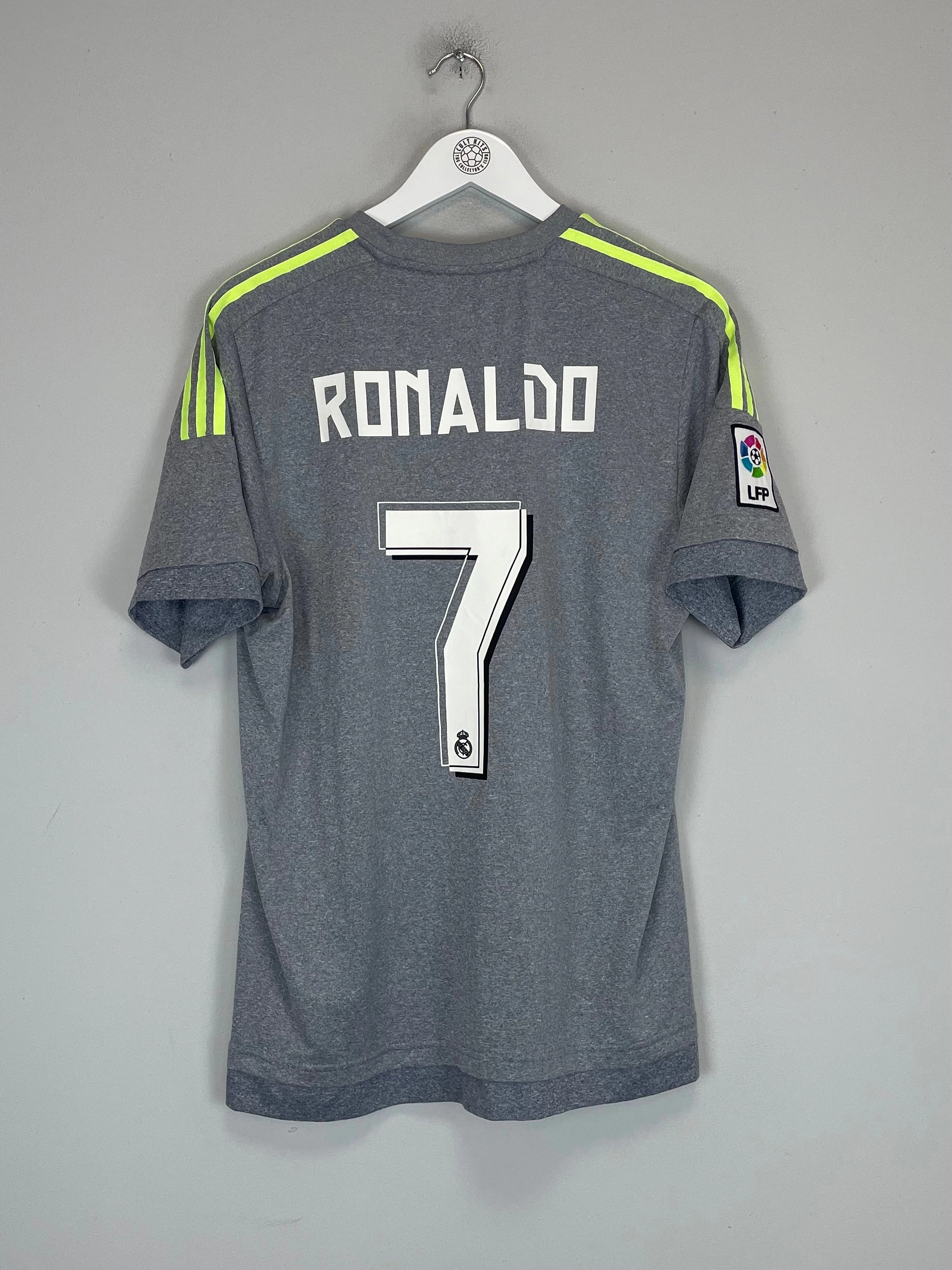 2015/16 REAL MADRID RONALDO #7 AWAY SHIRT (L) ADIDAS Brushed Interior