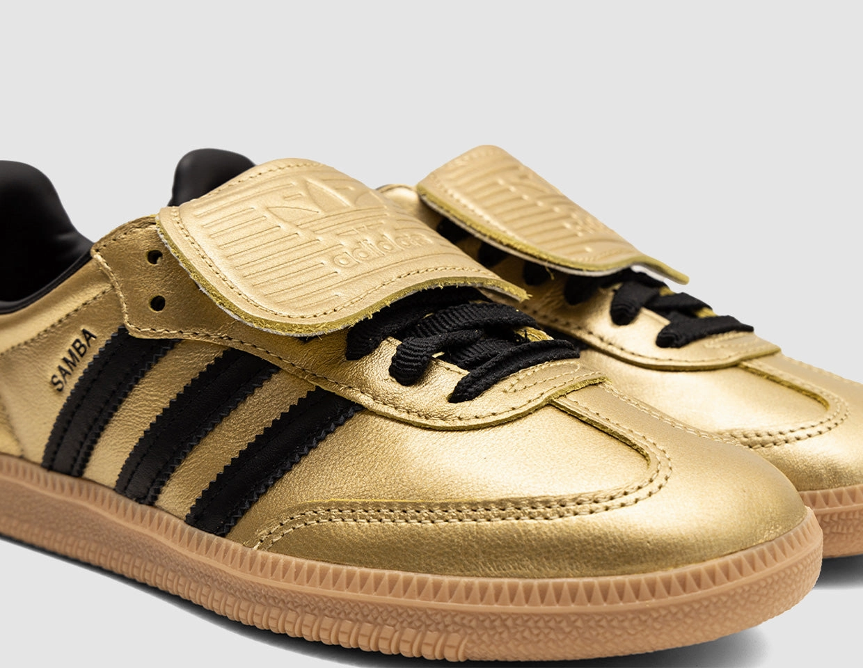 Casual Favorite Everyday Activity adidas Originals Women's Samba LT Gold Metallic / Core Black - Gum