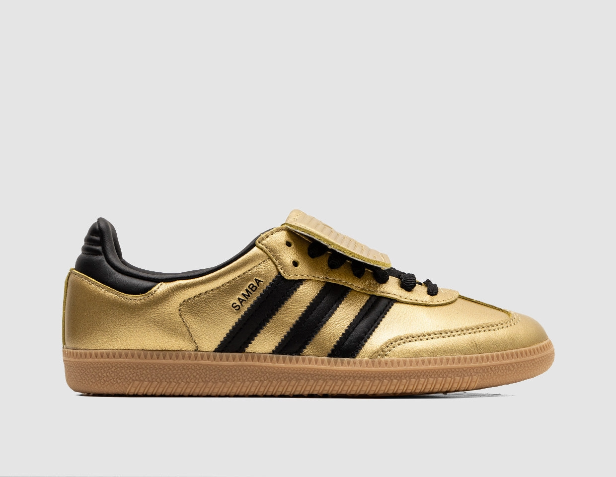 adidas Originals Women's Samba LT Gold Metallic / Core Black - Gum All-Weather Design